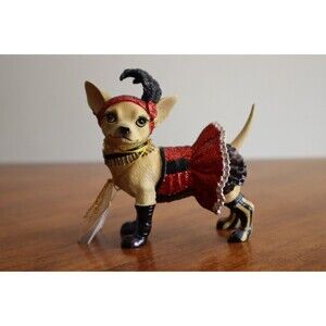 Aye Chihuahua! Cancan Resin Figurine Westland Giftware 13682 2010 Cabaret Dance